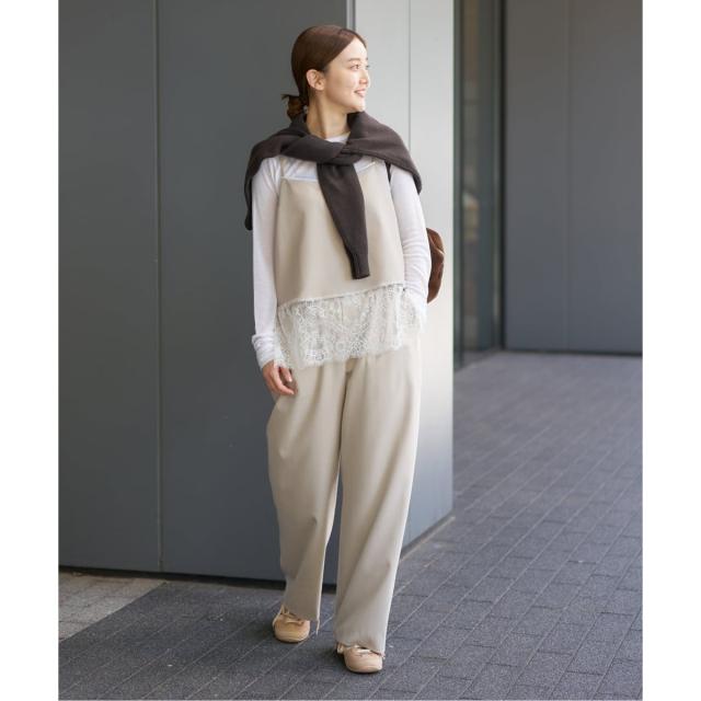 イエナ（IENA）/《追加予約》レースヘムキャミソール