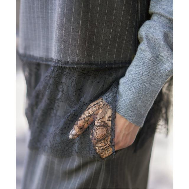 イエナ（IENA）/《追加予約》レースヘムキャミソール