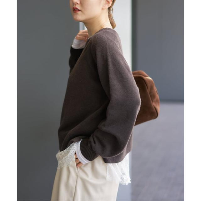 イエナ（IENA）/《追加予約》レースヘムキャミソール