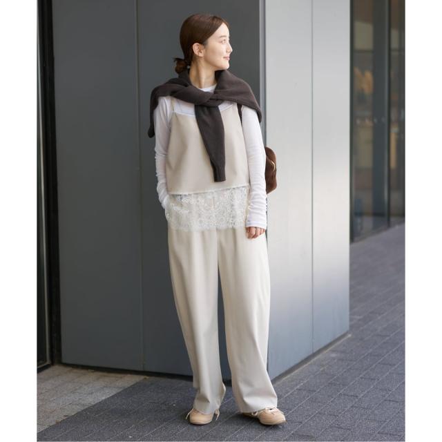 イエナ（IENA）/《追加予約》レースヘムキャミソール