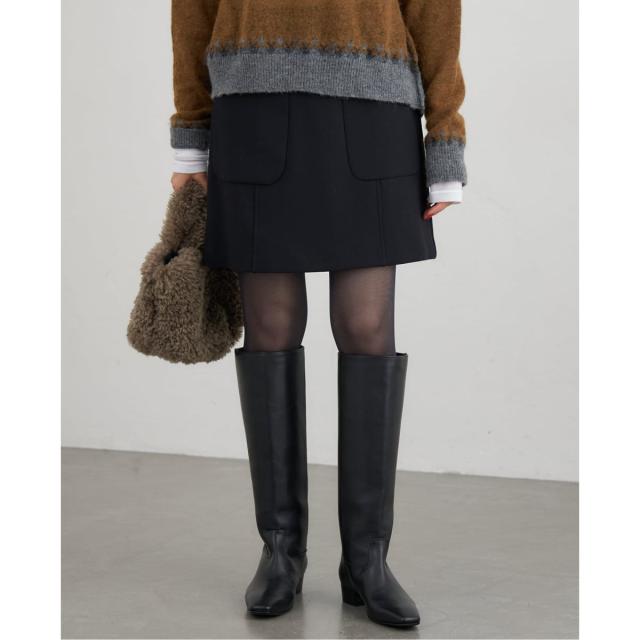 イエナ（IENA）/《追加》FLEXウールライトミニスカート