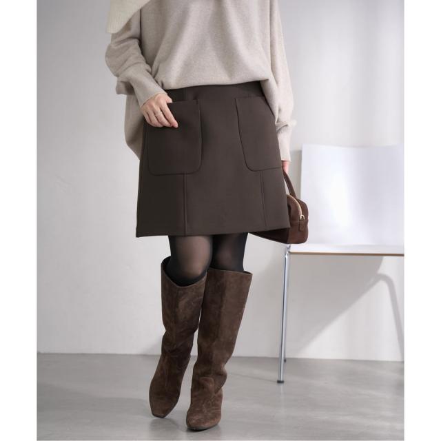 イエナ（IENA）/《追加》FLEXウールライトミニスカート