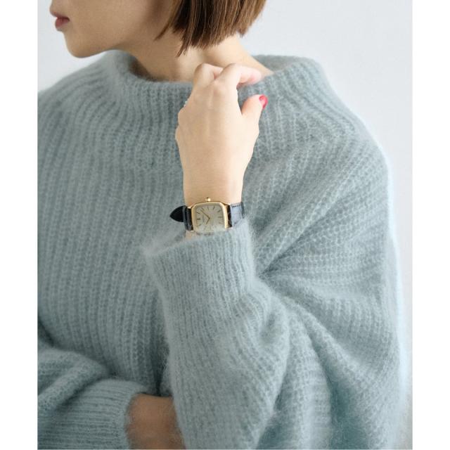 【NEW】イエナ（IENA）/キッドモヘヤミックス 片畦プルオーバー