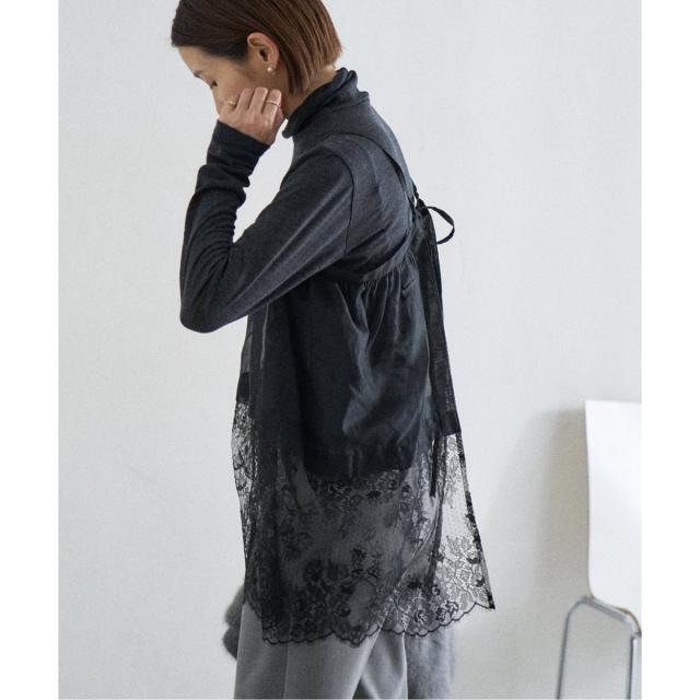 イエナ（IENA）/《追加2予約》Heriter/エリテ リバーレースキャミソール