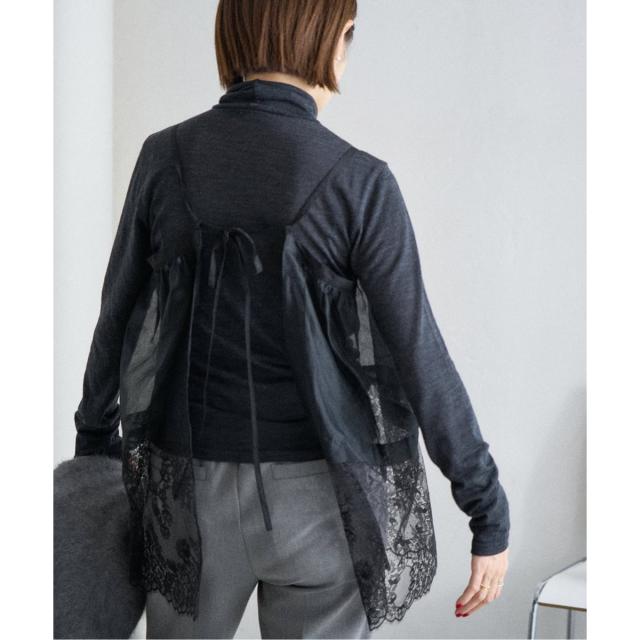 イエナ（IENA）/《追加2予約》Heriter/エリテ リバーレースキャミソール