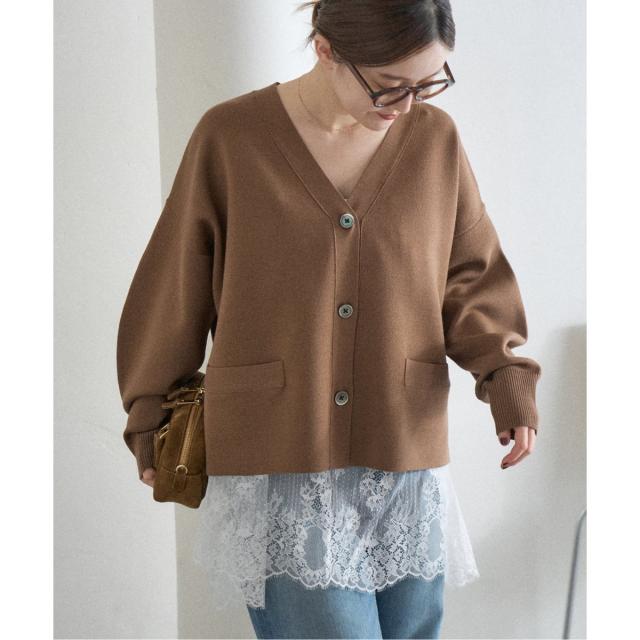 イエナ（IENA）/《追加2予約》Heriter/エリテ リバーレースキャミソール