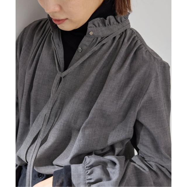 【NEW】イエナ（IENA）/《追加》TWフリルネックブラウス