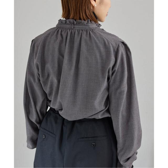 【NEW】イエナ（IENA）/《追加》TWフリルネックブラウス