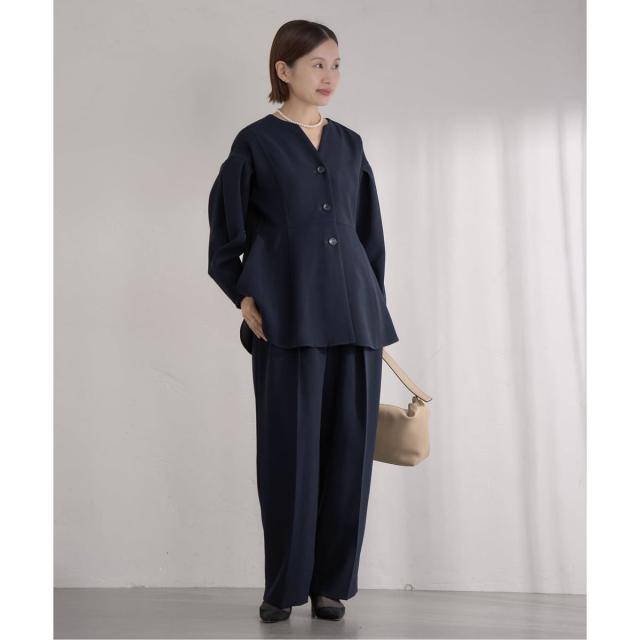 イエナ（IENA）/&NAVY ジョーゼットペプラムブラウスの通販はau PAY 
