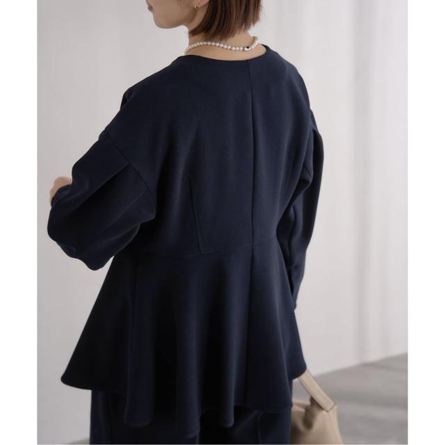 イエナ（IENA）/&NAVY ジョーゼットペプラムブラウスの通販はau PAY