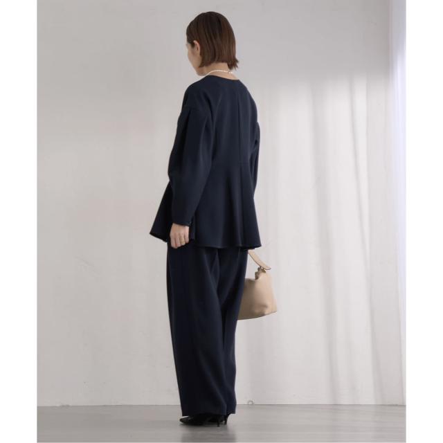 イエナ（IENA）/&NAVY ジョーゼットペプラムブラウスの通販はau PAY