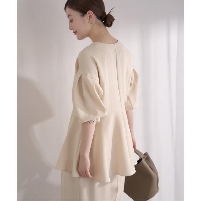 イエナ（IENA）/&NAVY ジョーゼットペプラムブラウスの通販はau PAY
