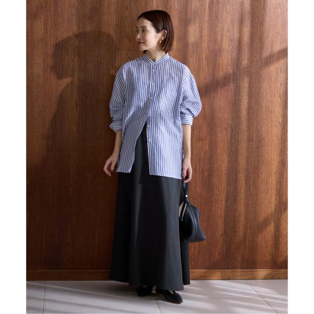 イエナ（IENA）/《接触冷感》キュプラサテンフレアスカート_4