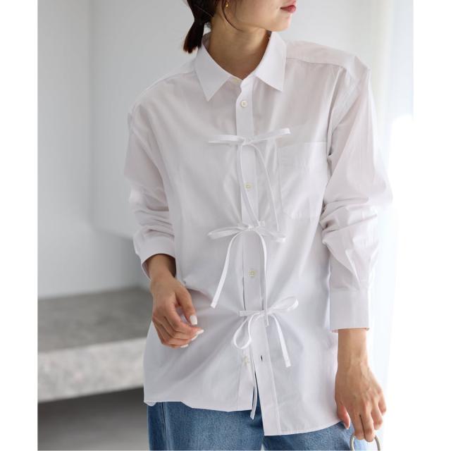 イエナ（IENA）/MA/RE/マレ RIBBON SHIRTS シャツ LIGHT COTTON 104 GR_1