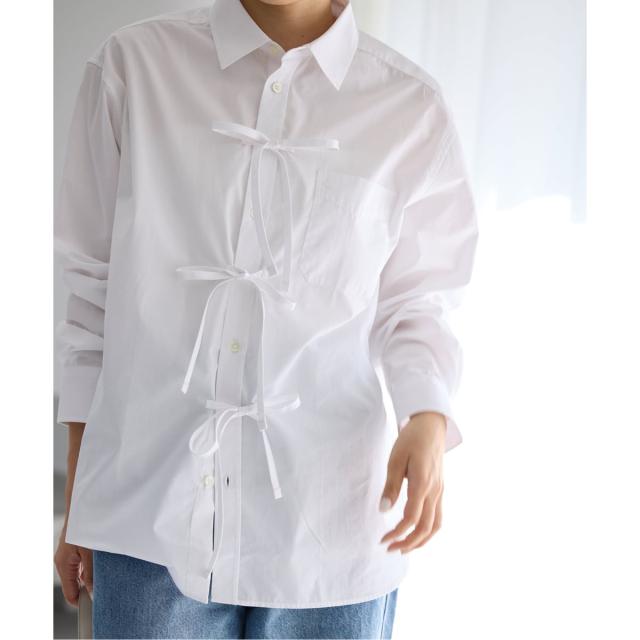 イエナ（IENA）/MA/RE/マレ RIBBON SHIRTS シャツ LIGHT COTTON 104 GR_5