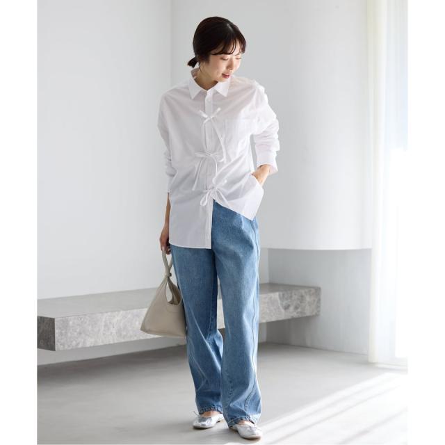 イエナ（IENA）/MA/RE/マレ RIBBON SHIRTS シャツ LIGHT COTTON 104 GR_7
