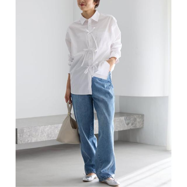 イエナ（IENA）/MA/RE/マレ RIBBON SHIRTS シャツ LIGHT COTTON 104 GR_8