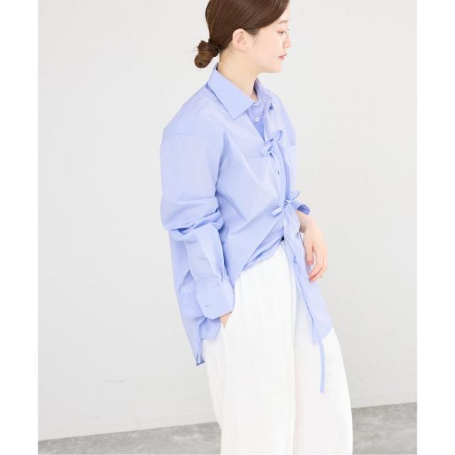 イエナ（IENA）/MA/RE/マレ RIBBON SHIRTS シャツ LIGHT COTTON 104 GR_11