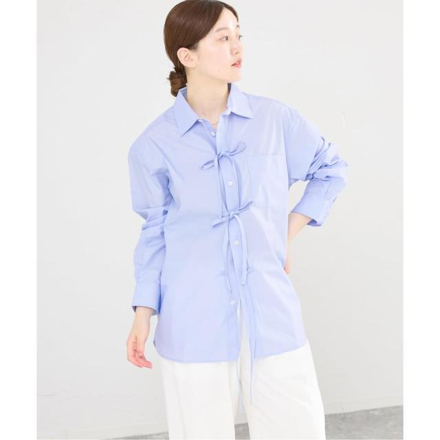 イエナ（IENA）/MA/RE/マレ RIBBON SHIRTS シャツ LIGHT COTTON 104 GR_12