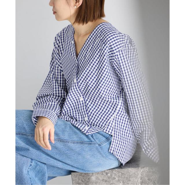 イエナ（IENA）/MA/RE/マレ カシュクールSHIRTS シャツ LIGHT COTTON 104 GR