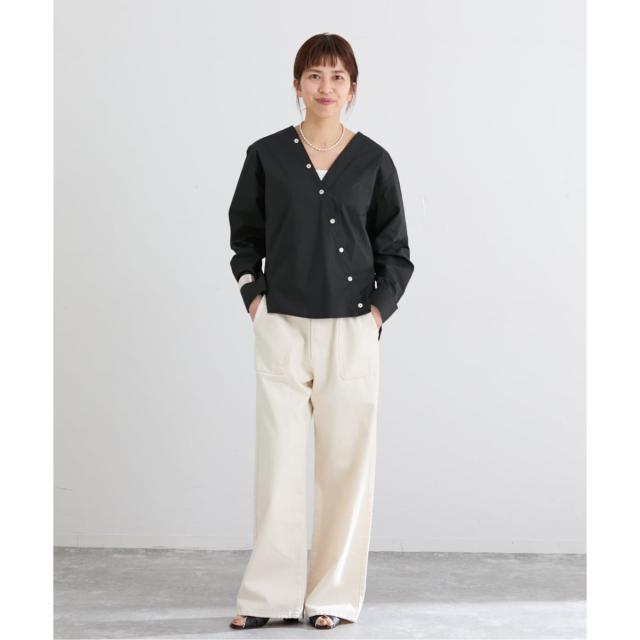 イエナ（IENA）/MA/RE/マレ カシュクールSHIRTS シャツ LIGHT COTTON 104 GR_4