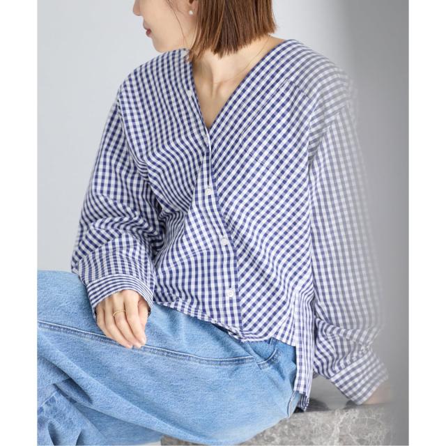 イエナ（IENA）/MA/RE/マレ カシュクールSHIRTS シャツ LIGHT COTTON 104 GR_16