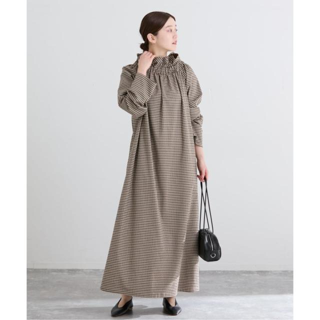 イエナ(IENA)/THE M ギャザーネックワンピース イエナ(IENA)/THE M ギャザーネックワンピース