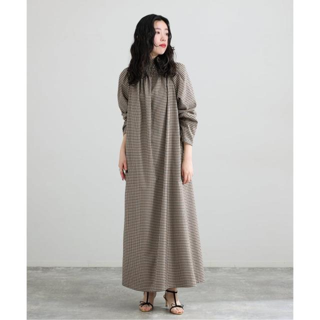 イエナ(IENA)/THE M ギャザーネックワンピース イエナ(IENA)/THE M ギャザーネックワンピース