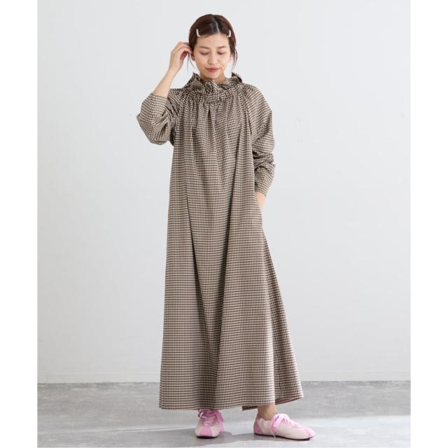 イエナ(IENA)/THE M ギャザーネックワンピース イエナ(IENA)/THE M ギャザーネックワンピース