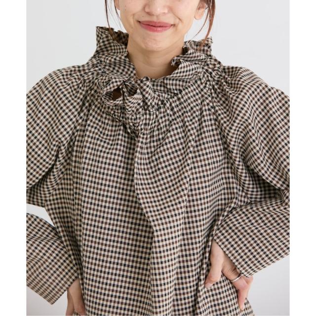 イエナ(IENA)/THE M ギャザーネックワンピース イエナ(IENA)/THE M ギャザーネックワンピース