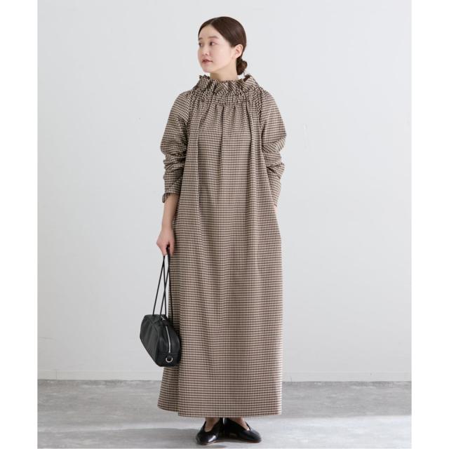 イエナ(IENA)/THE M ギャザーネックワンピース イエナ(IENA)/THE M ギャザーネックワンピース
