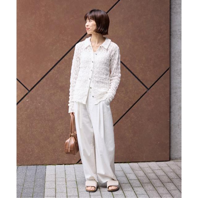 イエナ（IENA）/《追加》Flowerストレッチレース ポロシャツの通販はau
