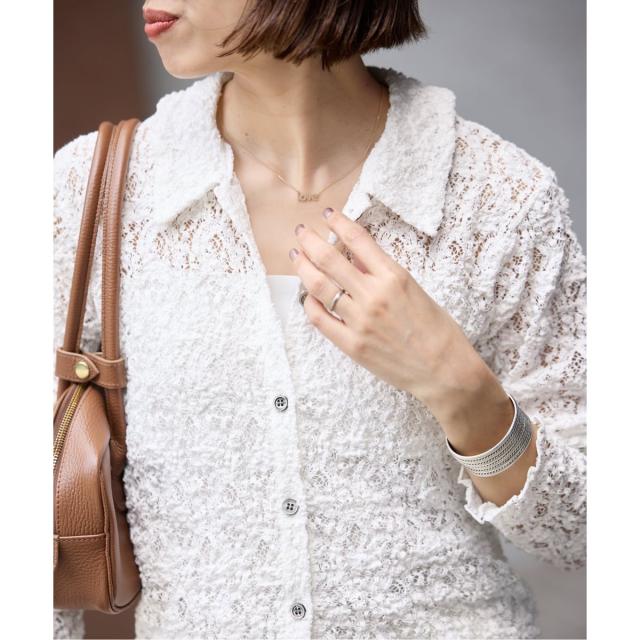 イエナ（IENA）/《追加》Flowerストレッチレース ポロシャツの通販はau