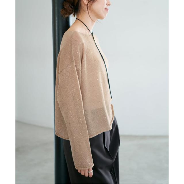 イエナ（IENA）/ウォッシャブル スパークルコットンプルオーバーの通販