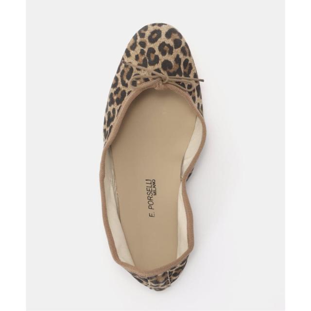 イエナ（IENA）/PORSELLI/ポルセリ LEOPARD BALLET バレエシューズ