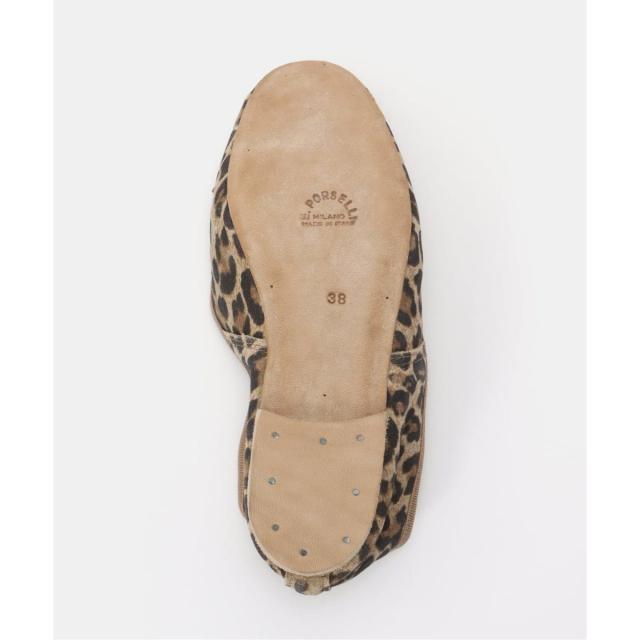イエナ（IENA）/PORSELLI/ポルセリ LEOPARD BALLET バレエシューズ
