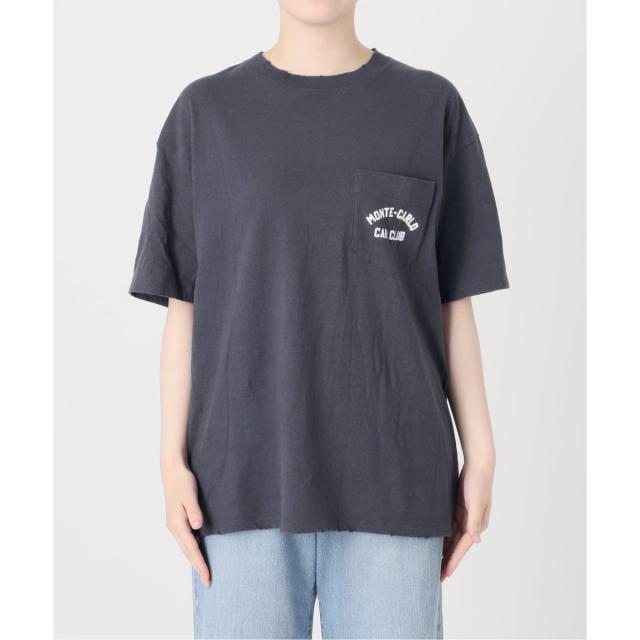 イエナ（IENA）/BLACK ポケット付きプリントTシャツ