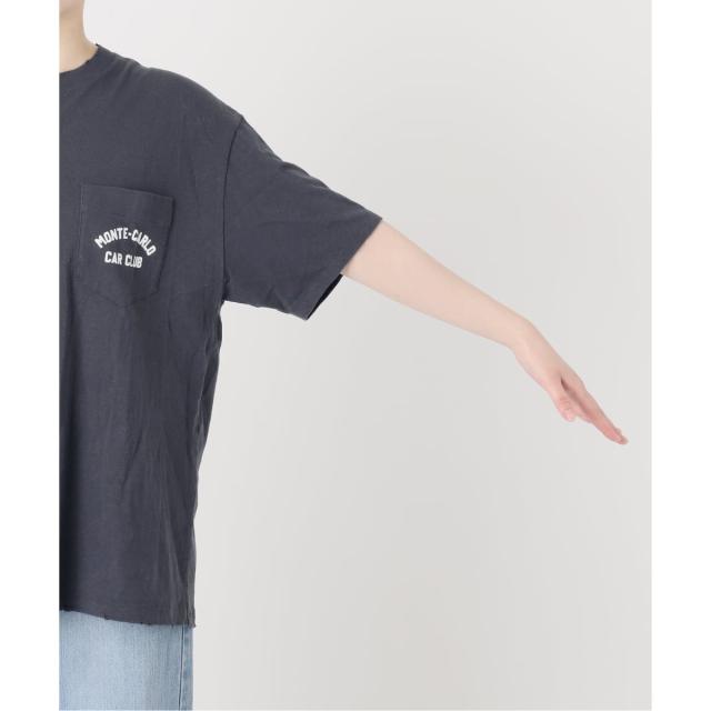 イエナ（IENA）/BLACK ポケット付きプリントTシャツ