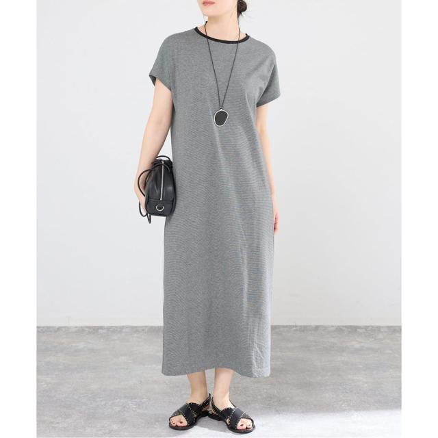 イエナ（IENA）/ATON/エイトン SUVIN 60/2 CAP SLEEVE DRESS ワンピース