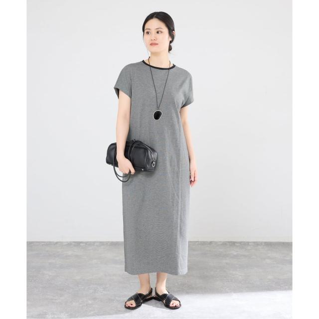 イエナ（IENA）/ATON/エイトン SUVIN 60/2 CAP SLEEVE DRESS ワンピース_3