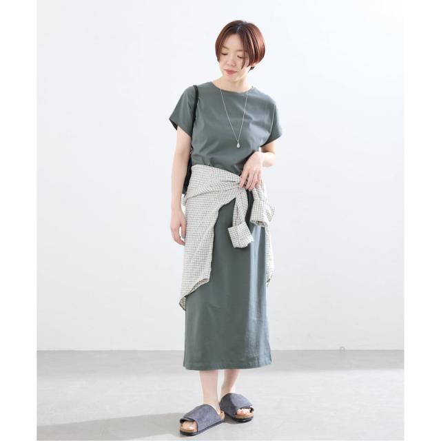 イエナ（IENA）/ATON/エイトン SUVIN 60/2 CAP SLEEVE DRESS ワンピース_4