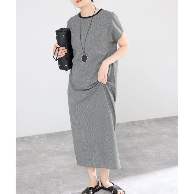 イエナ（IENA）/ATON/エイトン SUVIN 60/2 CAP SLEEVE DRESS ワンピース_9