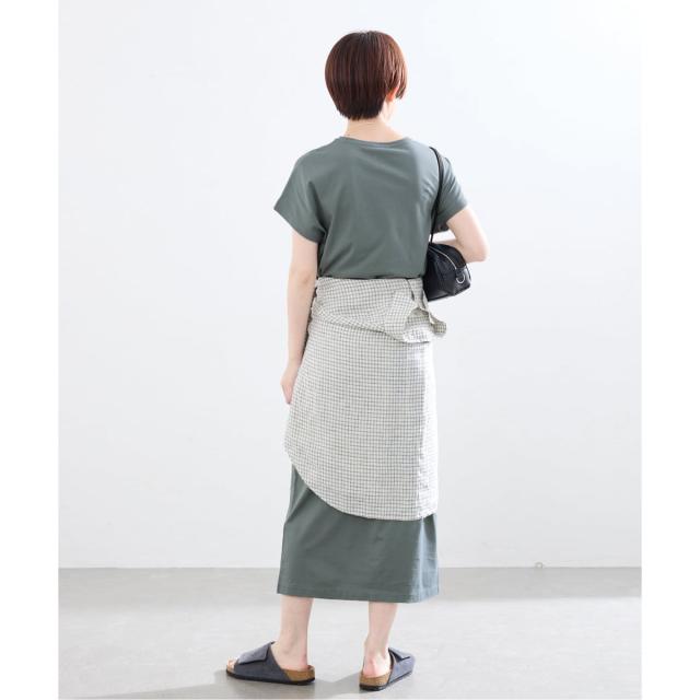 イエナ（IENA）/ATON/エイトン SUVIN 60/2 CAP SLEEVE DRESS ワンピース_13