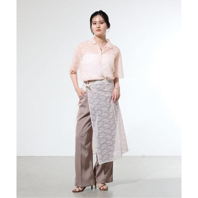 【NEW】イエナ（IENA）/《一部店舗限定/手洗い可》フラワージャガード シャツプルオーバー_3