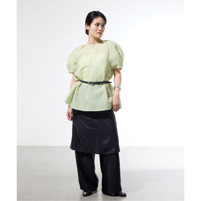 【NEW】イエナ（IENA）/《一部店舗限定》レイヤードスカートパンツセット_11