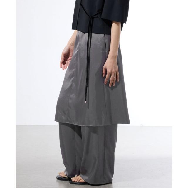 【NEW】イエナ（IENA）/《一部店舗限定》レイヤードスカートパンツセット_18