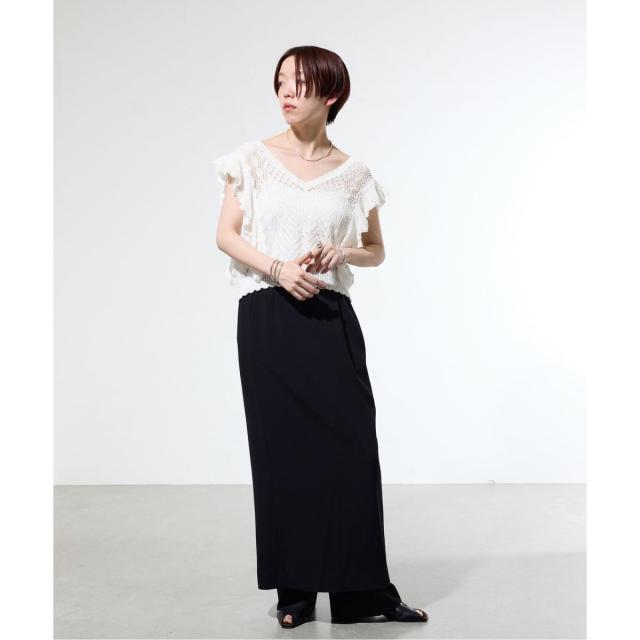 【NEW】イエナ（IENA）/《一部店舗限定》クロシェニット Vネックレイヤードベスト_3
