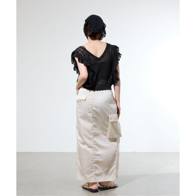 【NEW】イエナ（IENA）/《一部店舗限定》クロシェニット Vネックレイヤードベスト_11