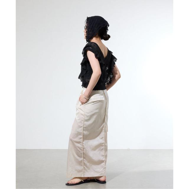 【NEW】イエナ（IENA）/《一部店舗限定》クロシェニット Vネックレイヤードベスト_12