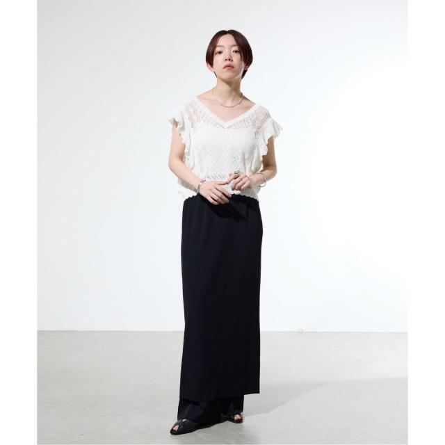 【NEW】イエナ（IENA）/《一部店舗限定》クロシェニット Vネックレイヤードベスト_17